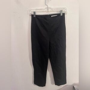 Reformation High Waisted Straight Leg Trousers Black 4P